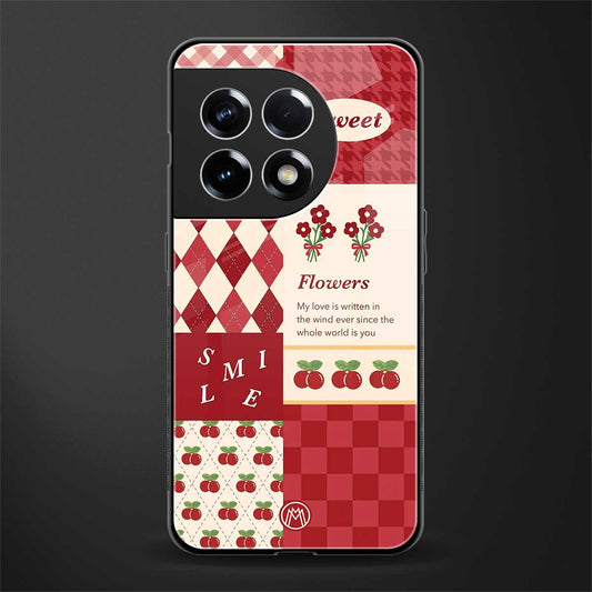 you're my world red edition back phone cover | glass case for oneplus 11r