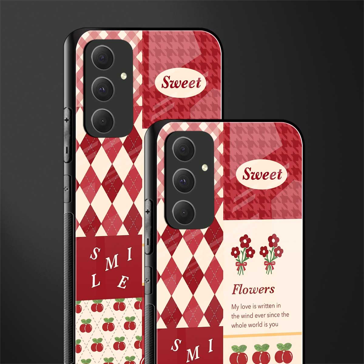 you're my world red edition back phone cover | glass case for samsung galaxy a54 5g
