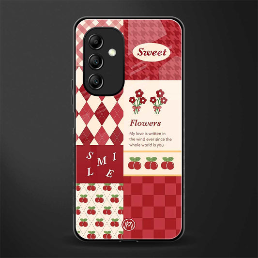 you're my world red edition back phone cover | glass case for samsung galaxy a14 5g