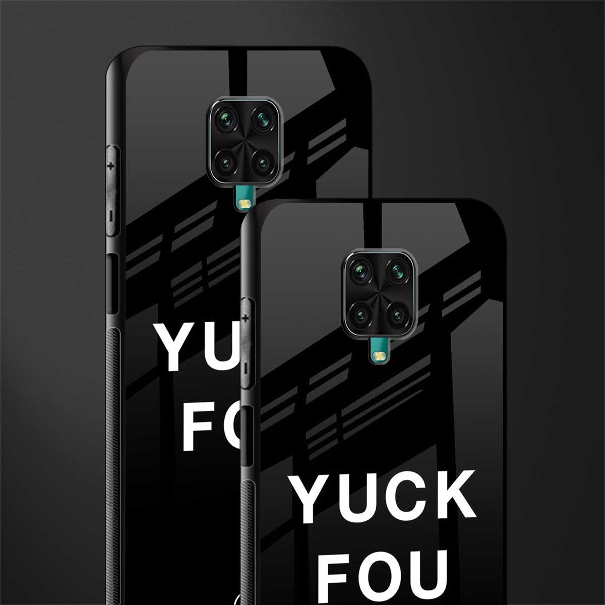 yuck fou glass case for redmi note 9 pro max image-2