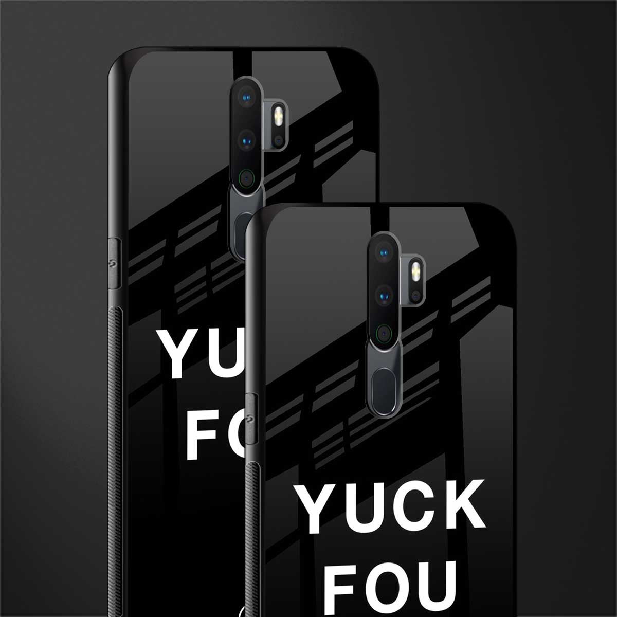 yuck fou glass case for oppo a5 2020 image-2