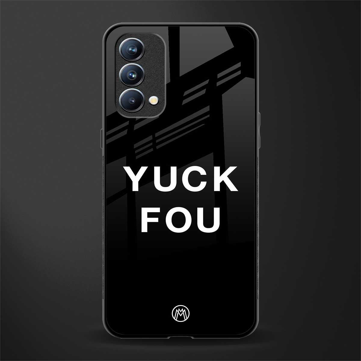 yuck fou glass case for oppo f19s image
