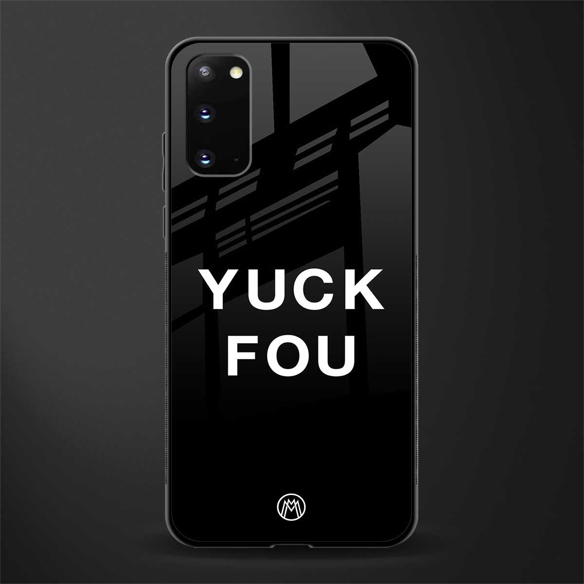 yuck fou glass case for samsung galaxy s20 image