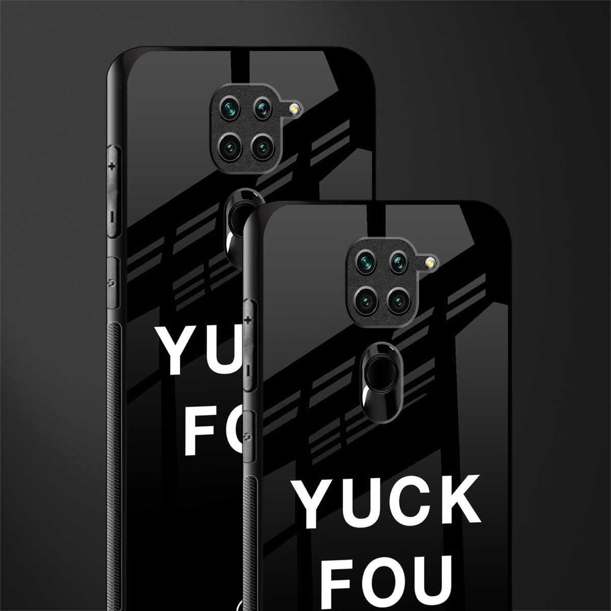 yuck fou glass case for redmi note 9 image-2