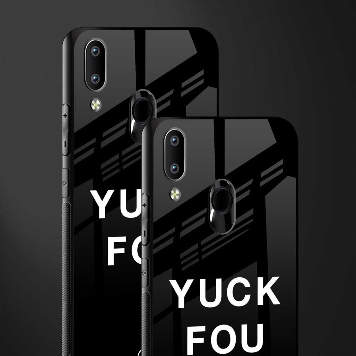 yuck fou glass case for vivo y91 image-2
