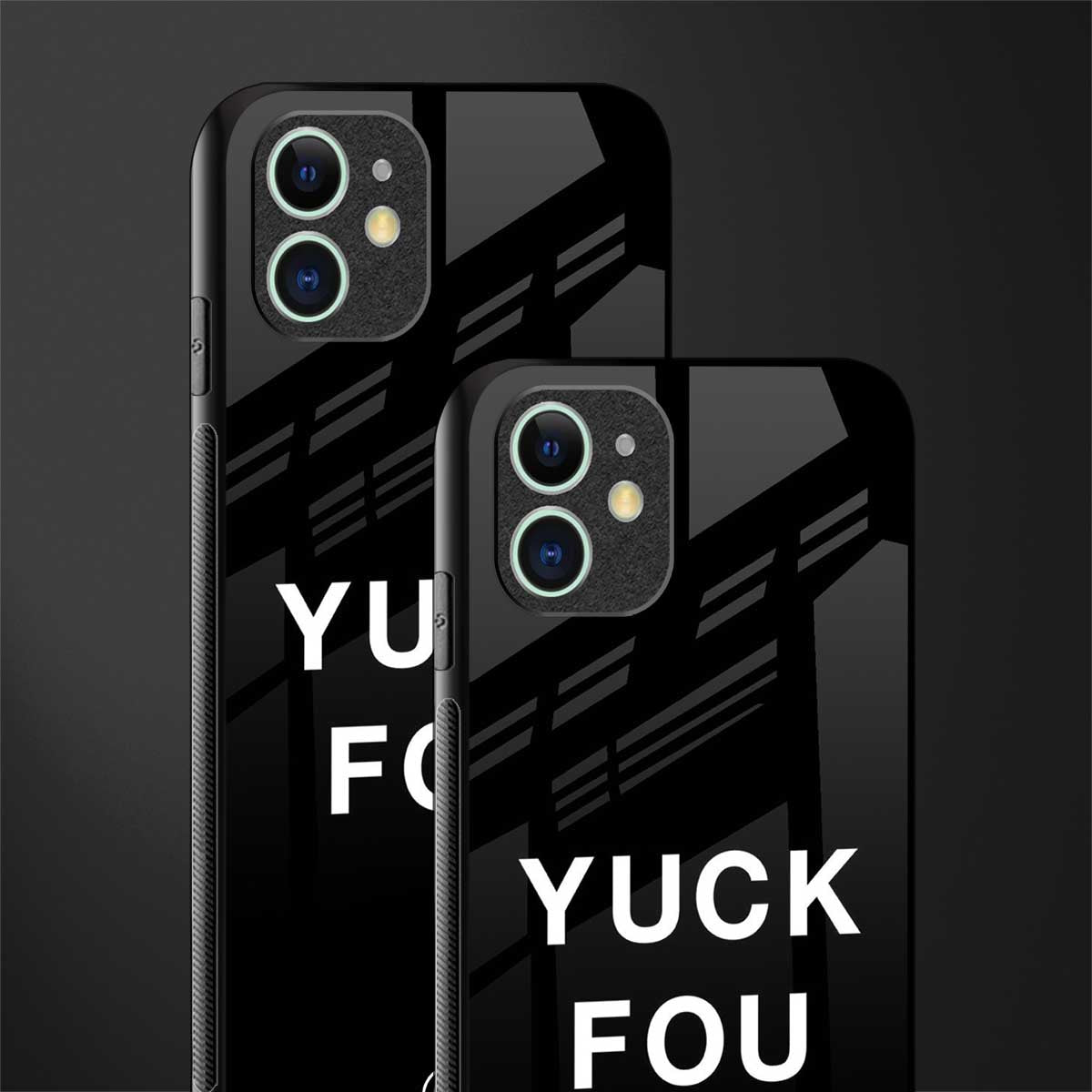 yuck fou glass case for iphone 11 image-2
