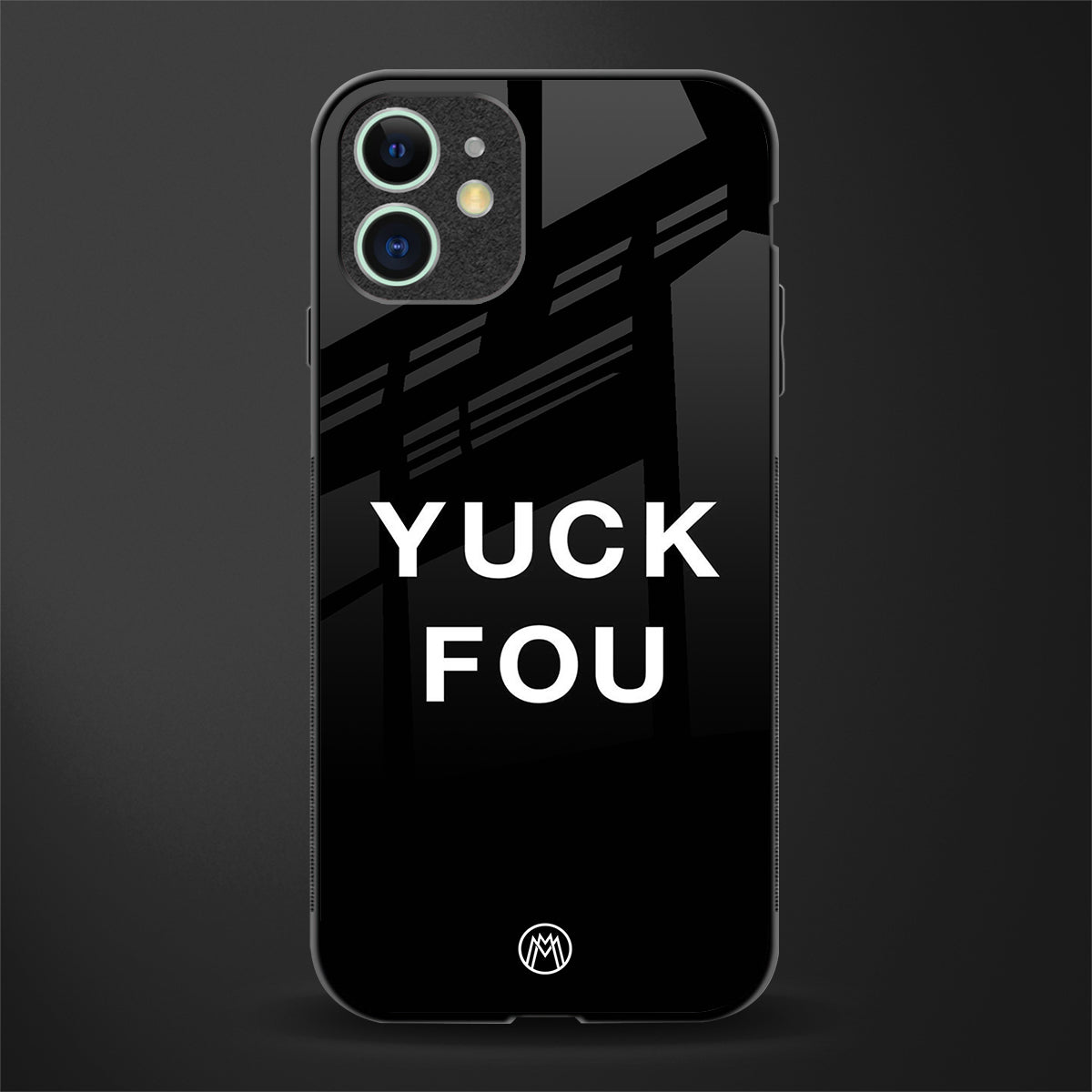 yuck fou glass case for iphone 11 image
