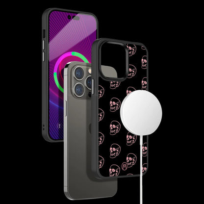 Pink Skull Pattern Phone Cover | MagSafe Case