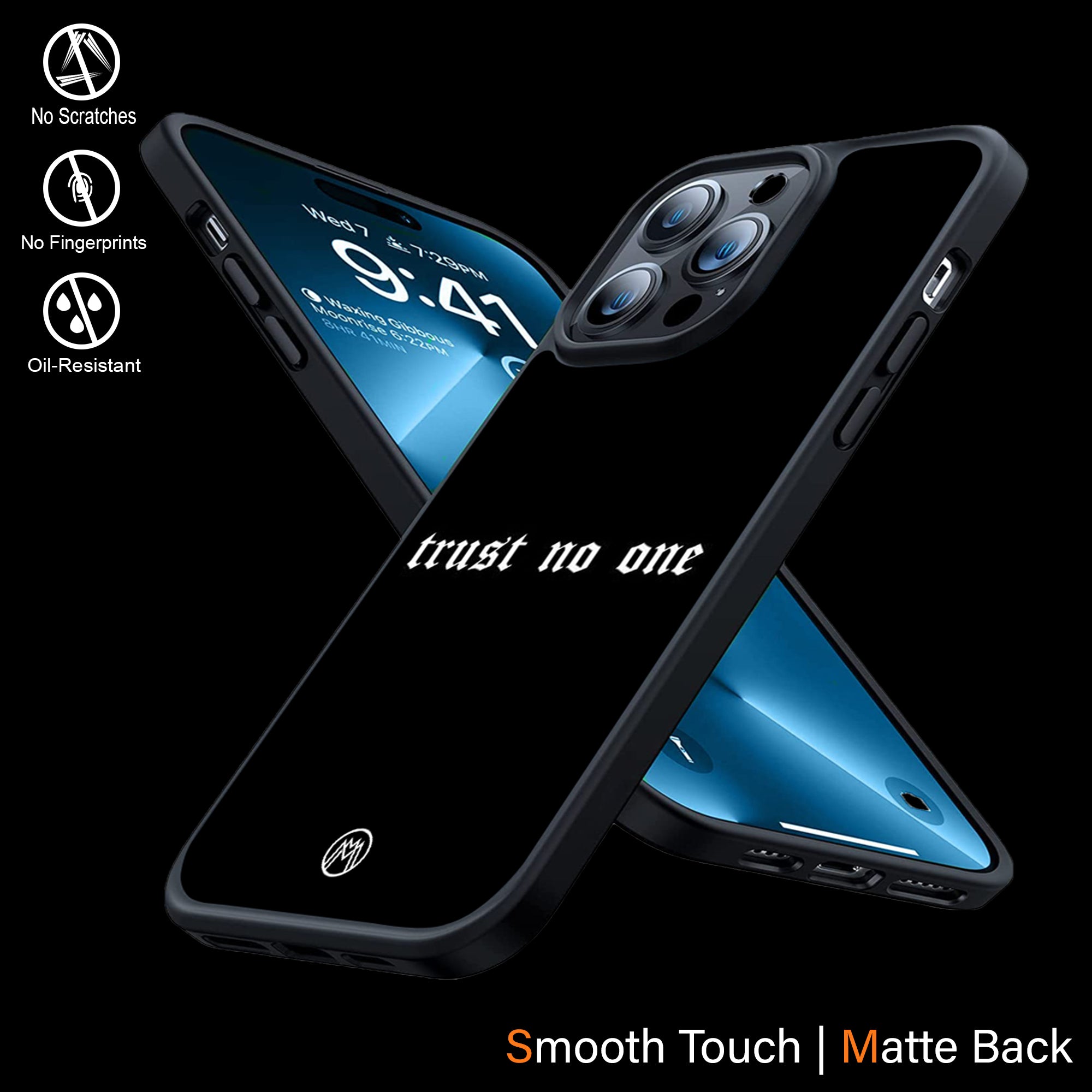 Trust No One Aesthetic Quote Phone Cover | MagSafe Case