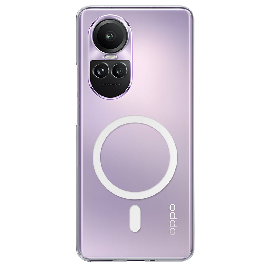 Anti Yellow Magsafe Clear Case for Oppo Reno 10 Pro