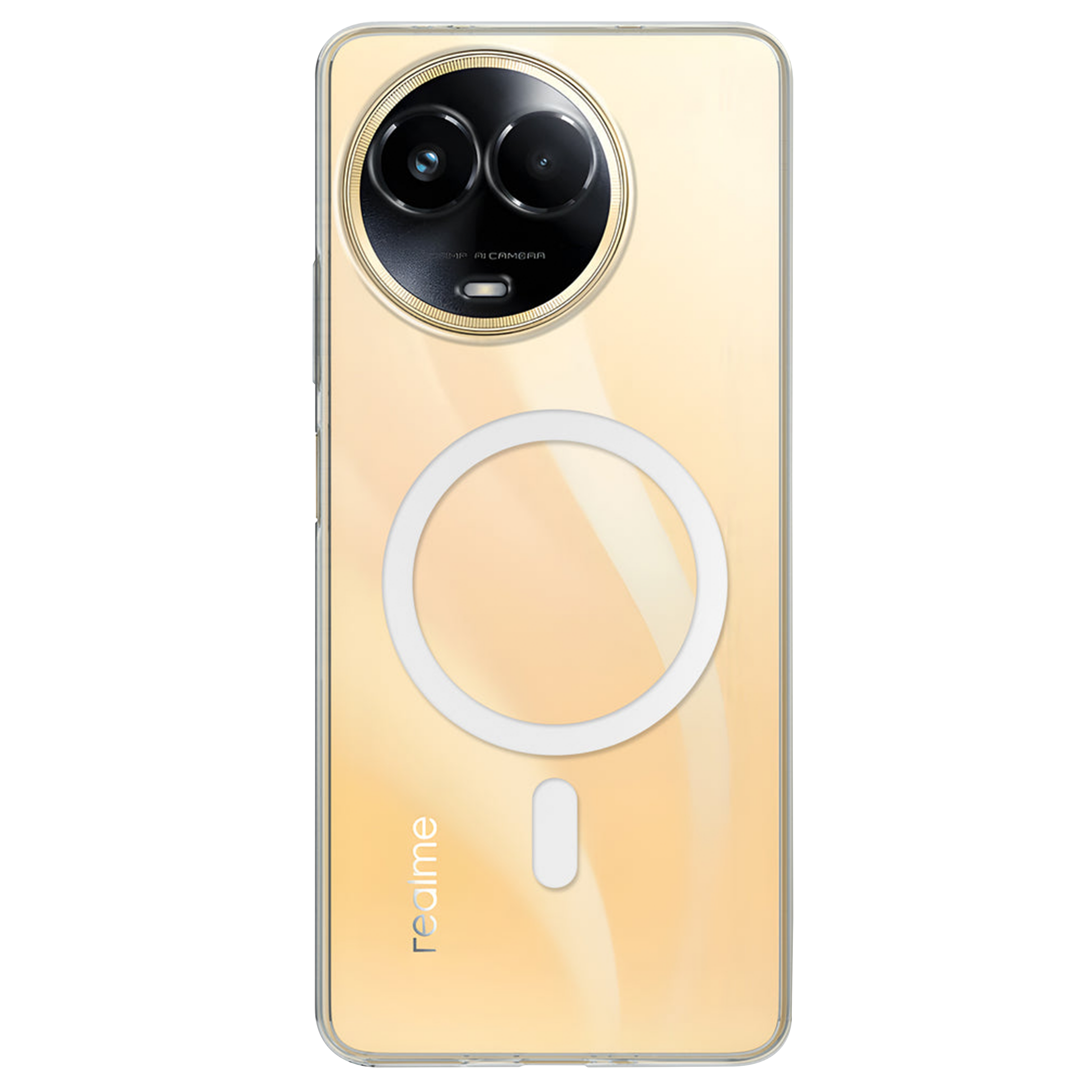 Anti Yellow Magsafe Clear Case for Realme 11 5G