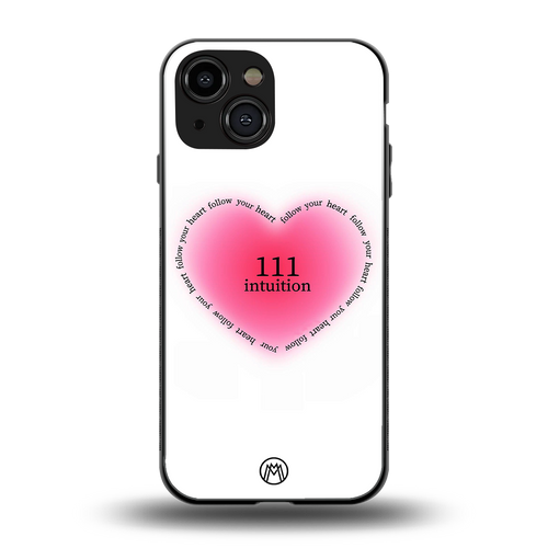 111 intuition back phone cover | glass case for iphone 13 mini