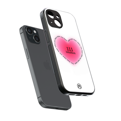 111 intuition back phone cover | glass case for iphone 13 mini