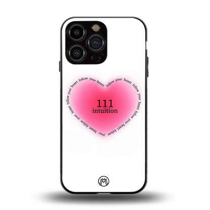 111 intuition back phone cover | glass case for iphone 13 pro max