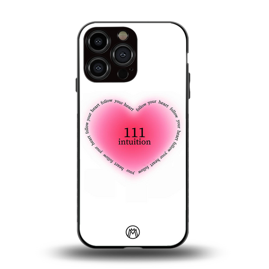 111 intuition back phone cover | glass case for iphone 13 pro max