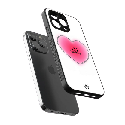 111 intuition back phone cover | glass case for iphone 13 pro max