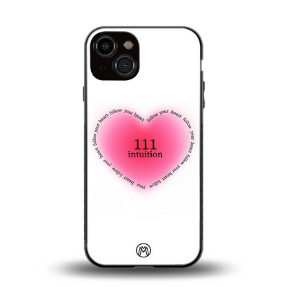 111 intuition back phone cover | glass case for iphone 13