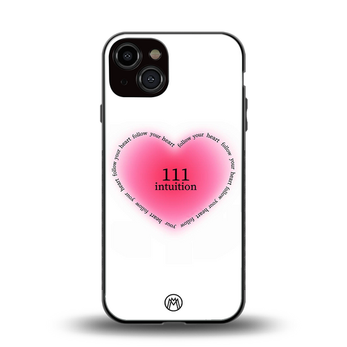 111 intuition back phone cover | glass case for iphone 13