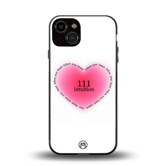 111 intuition back phone cover | glass case for iphone 13