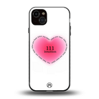 111 intuition back phone cover | glass case for iphone 15 plus