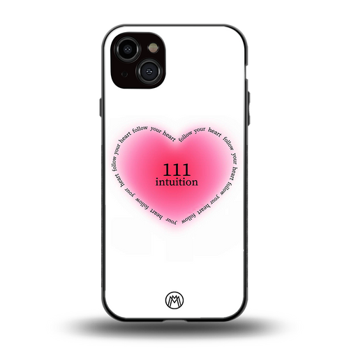 111 intuition back phone cover | glass case for iphone 14 plus