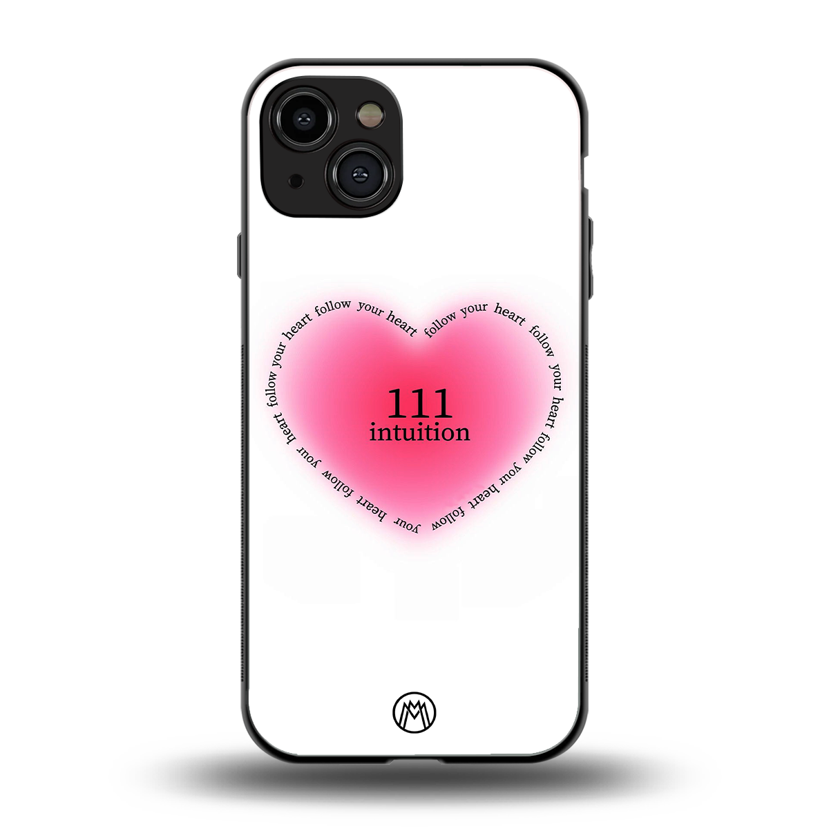 111 intuition back phone cover | glass case for iphone 15