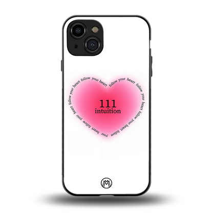 111 intuition back phone cover | glass case for iphone 15