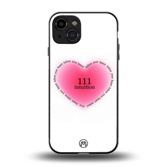 111 intuition back phone cover | glass case for iphone 15