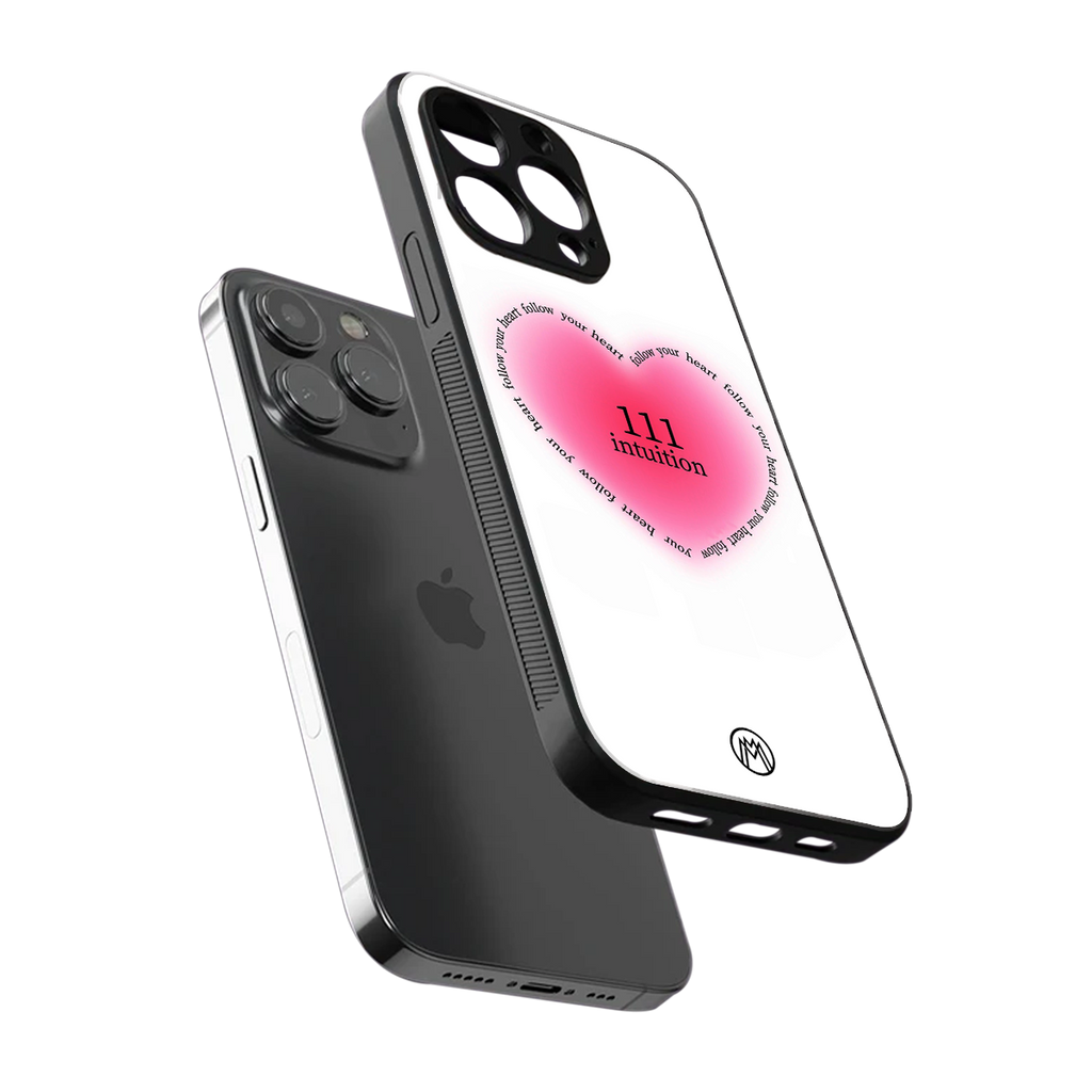 111 intuition back phone cover | glass case for iphone 15 pro