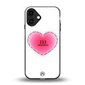 111 intuition back phone cover | glass case for iphone 16 plus