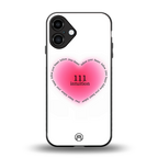 111 intuition back phone cover | glass case for iphone 16 plus
