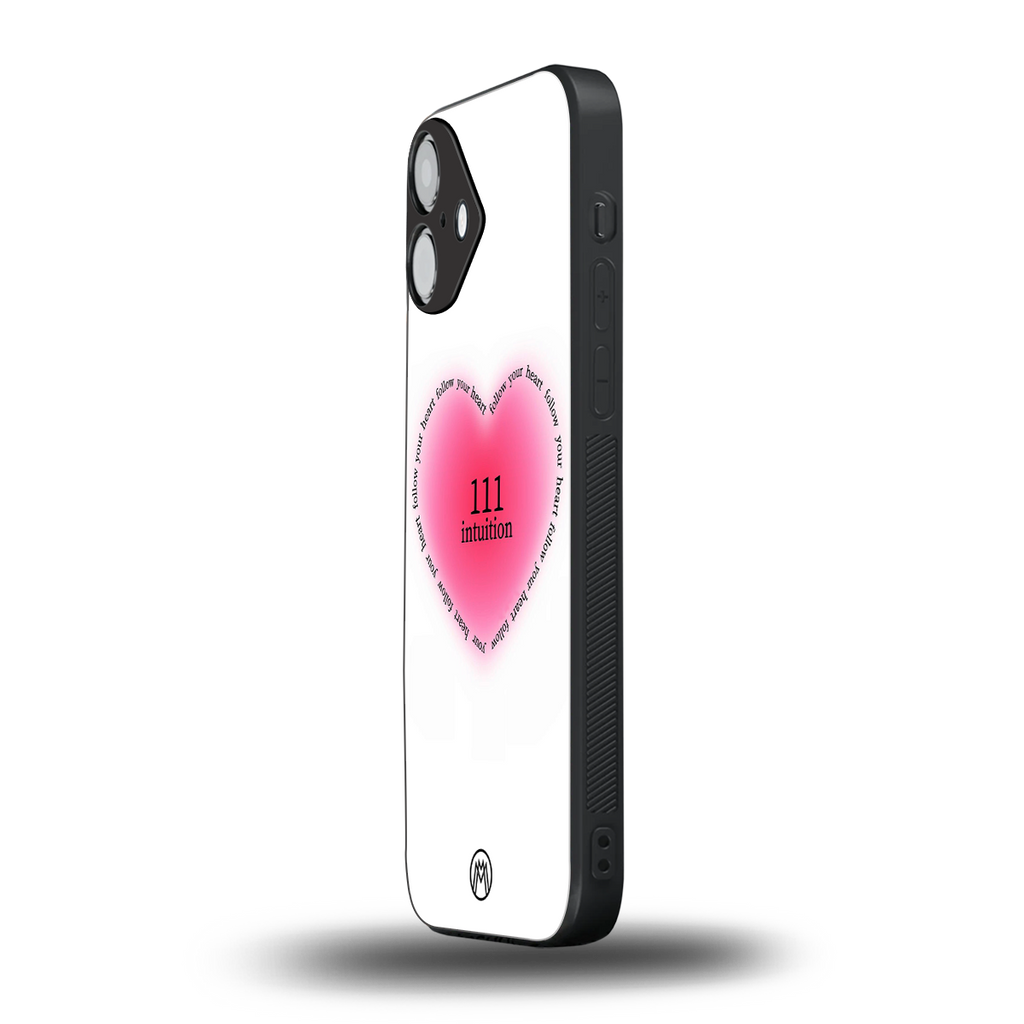 111 intuition back phone cover | glass case for iphone 16 plus