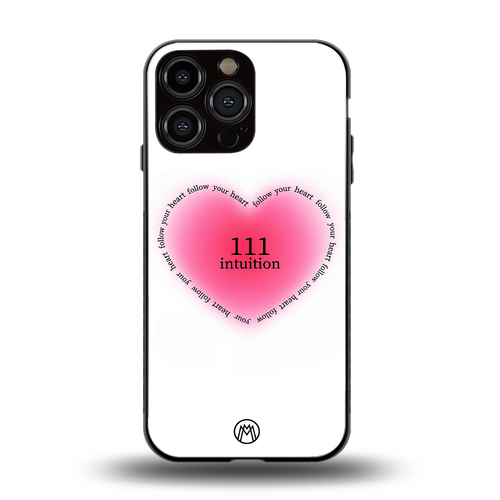 111 intuition back phone cover | glass case for iphone 16 pro max