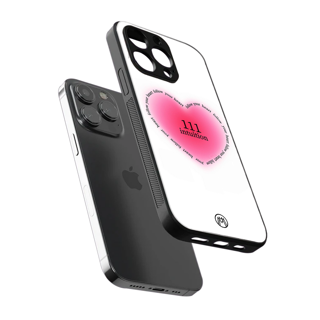 111 intuition back phone cover | glass case for iphone 16 pro max