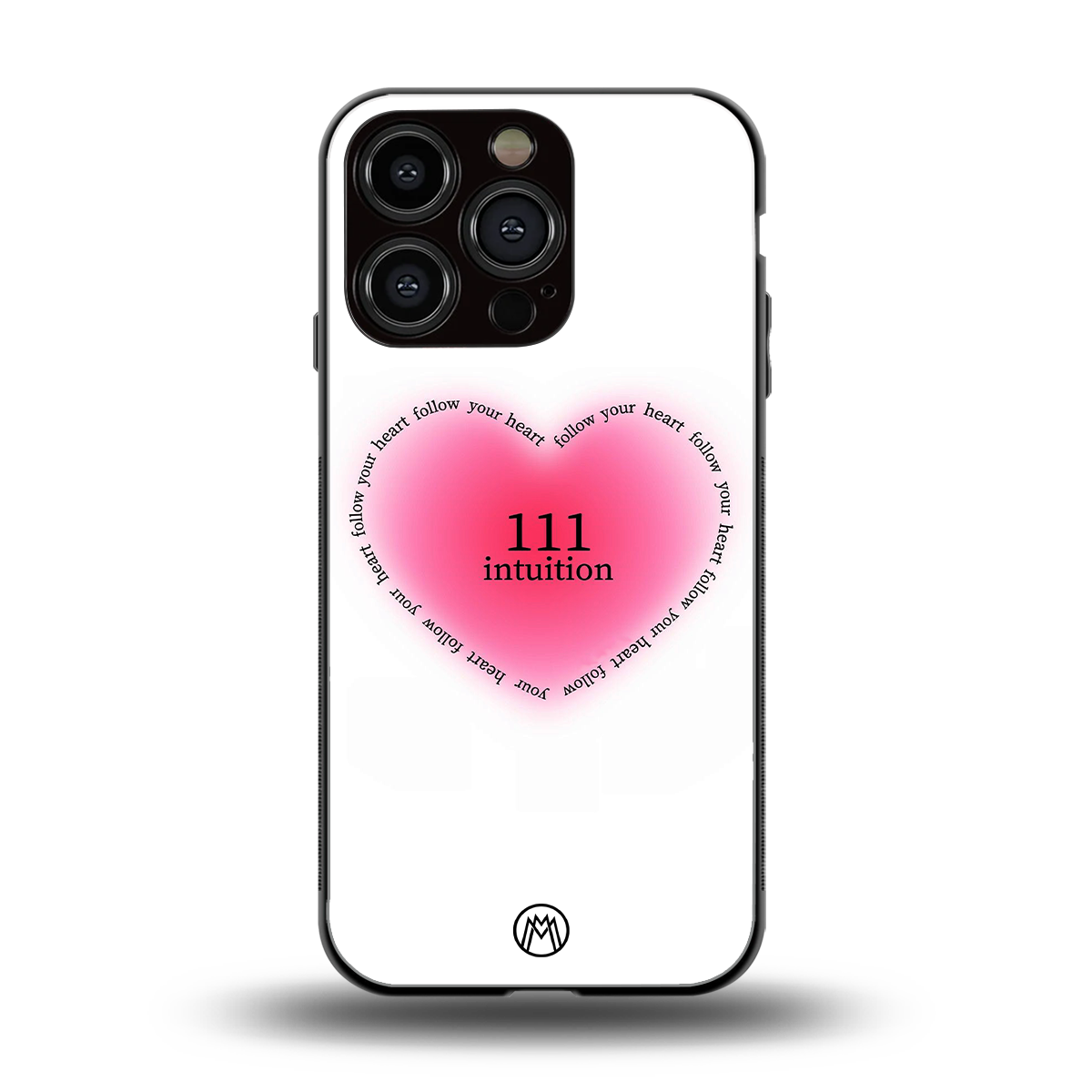 111 intuition back phone cover | glass case for iphone 16 pro