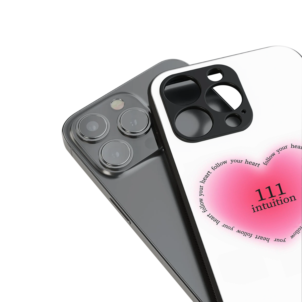 111 intuition back phone cover | glass case for iphone 16