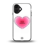 111 intuition back phone cover | glass case for iphone 16