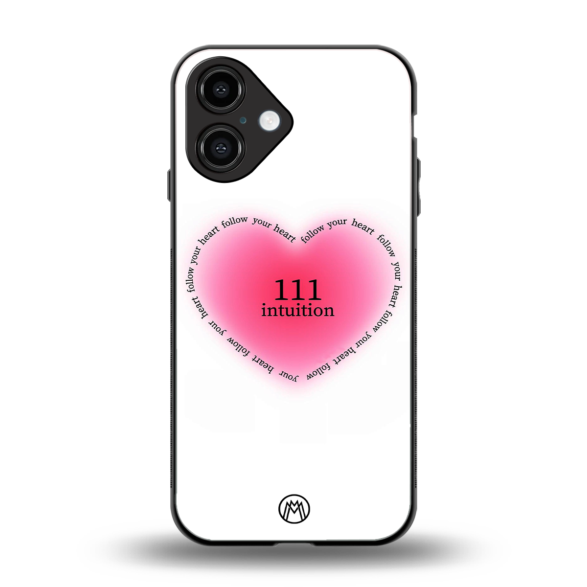 111 intuition back phone cover | glass case for iphone 16