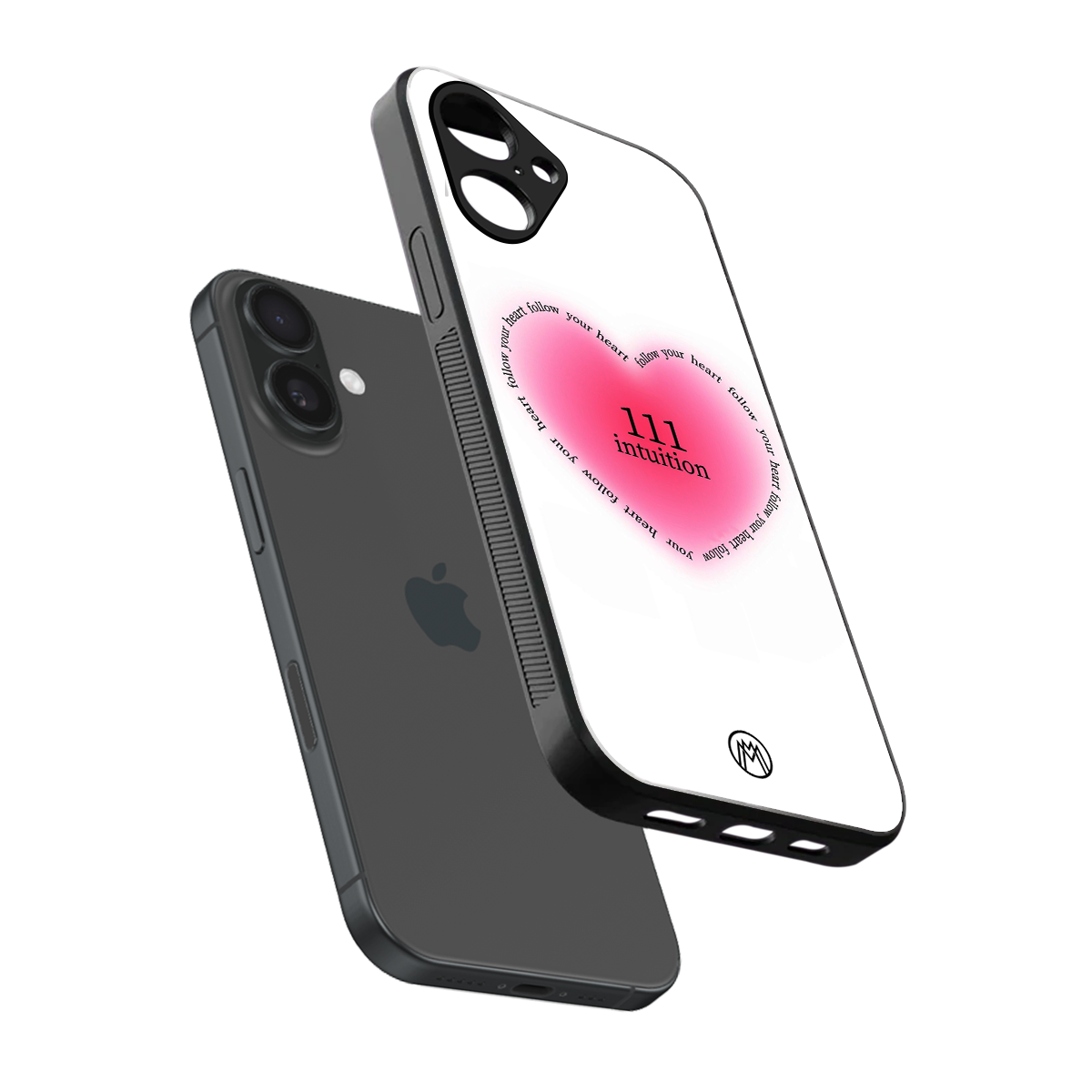 111 intuition back phone cover | glass case for iphone 16