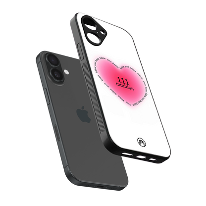 111 intuition back phone cover | glass case for iphone 16
