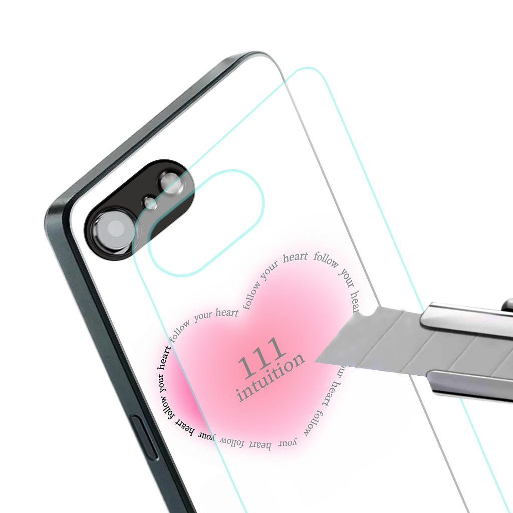 111 intuition back phone cover | glass case for iphone 16e