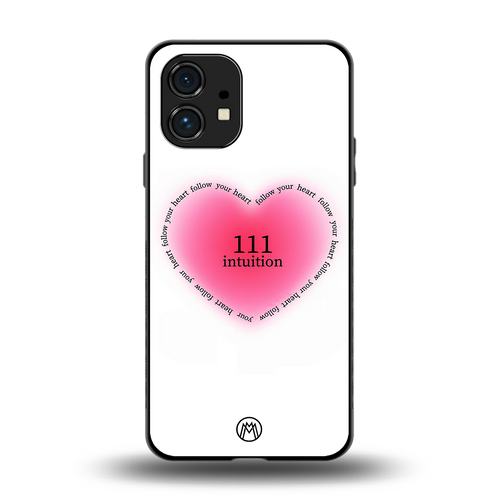 111 intuition back phone cover | glass case for nothing phone 1