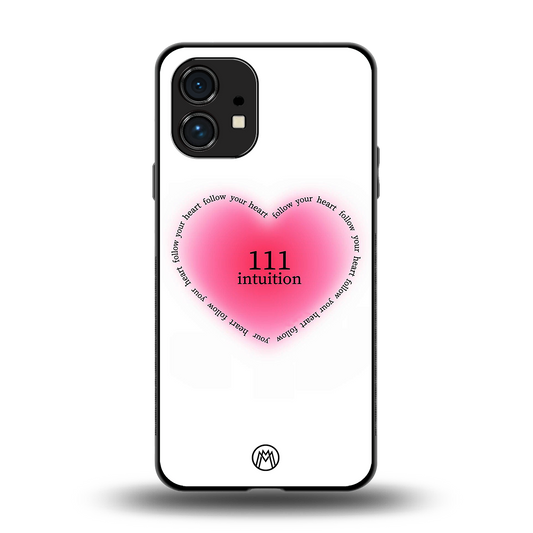 111 intuition back phone cover | glass case for nothing phone 1