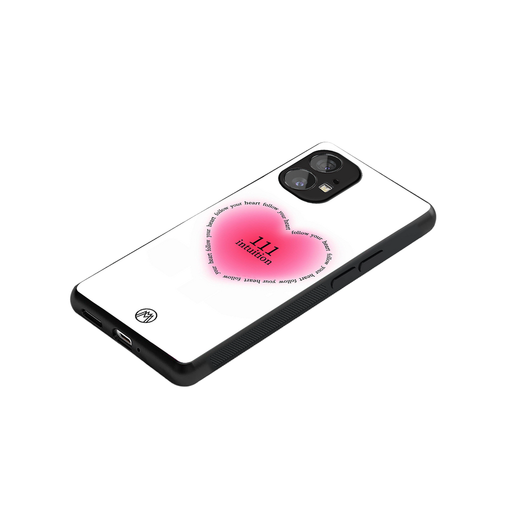 111 intuition back phone cover | glass case for nothing phone 1
