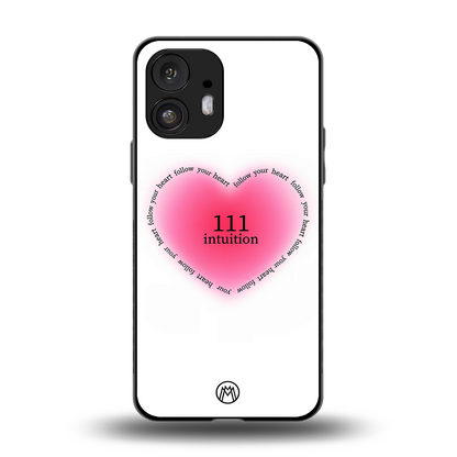 111 intuition back phone cover | glass case for nothing phone 2