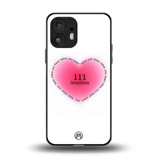 111 intuition back phone cover | glass case for nothing phone 2