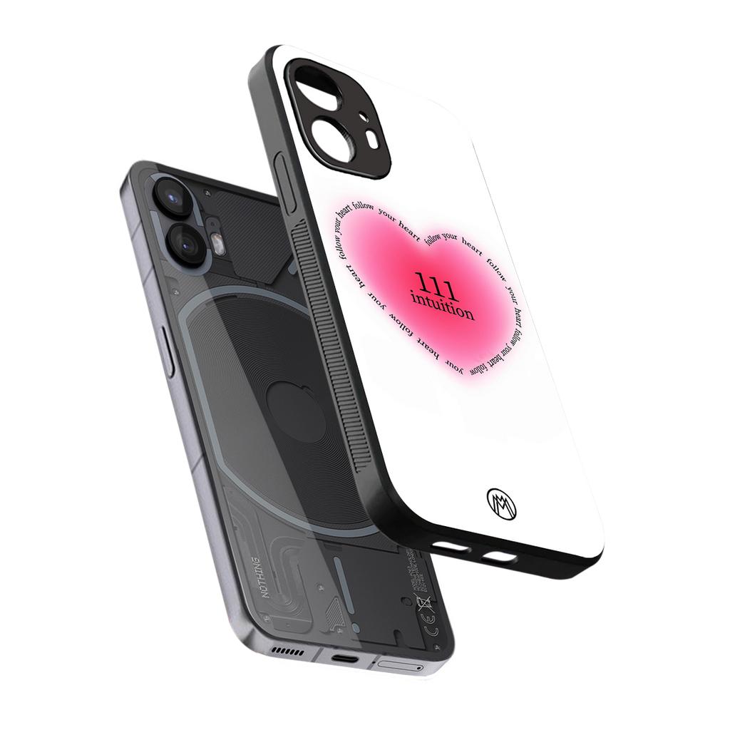 111 intuition back phone cover | glass case for nothing phone 2