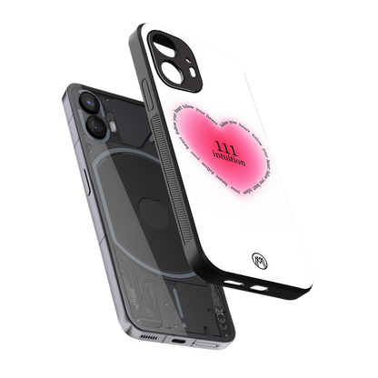111 intuition back phone cover | glass case for nothing phone 2