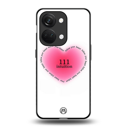 111 intuition back phone cover | glass case for oneplus nord 3