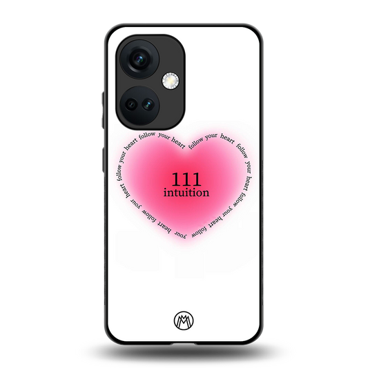 111 intuition back phone cover | glass case for oneplus nord ce 3